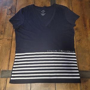 💥 Armani Exchange 💥 Slim fit V neck t-shirt XL - New/no tags